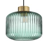 forma design gomb bordazott fuggesztek lampa e27 foglalat zold geometrikus modern nappali etkezo tarsalgo.jpg